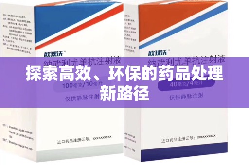 荆州探索高效、环保的药品处理新路径