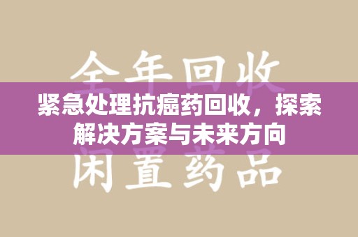 荆州紧急处理抗癌药回收，探索解决方案与未来方向