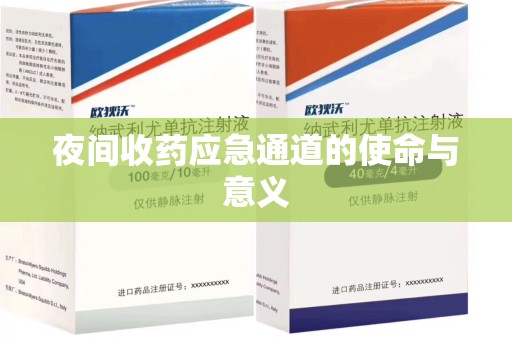 荆州夜间收药应急通道的使命与意义