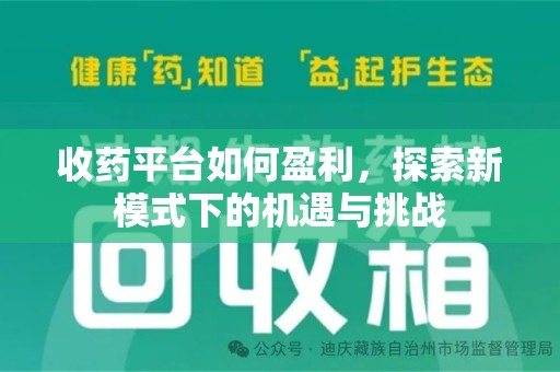 荆州收药平台如何盈利，探索新模式下的机遇与挑战